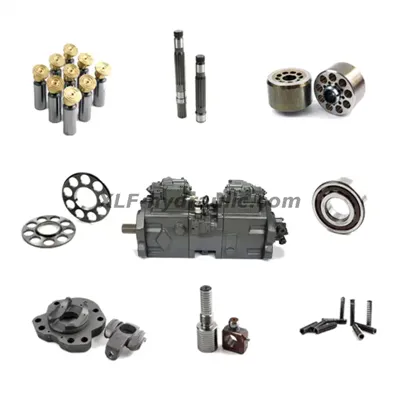 Mini Ekskavatoriaus hidraulinis K3V63DT remonto rinkiniai „Kawasaki K5V80“ ekskavatoriaus hidraulinės ašinio stūmoklio siurblio hidraulinės sistemos